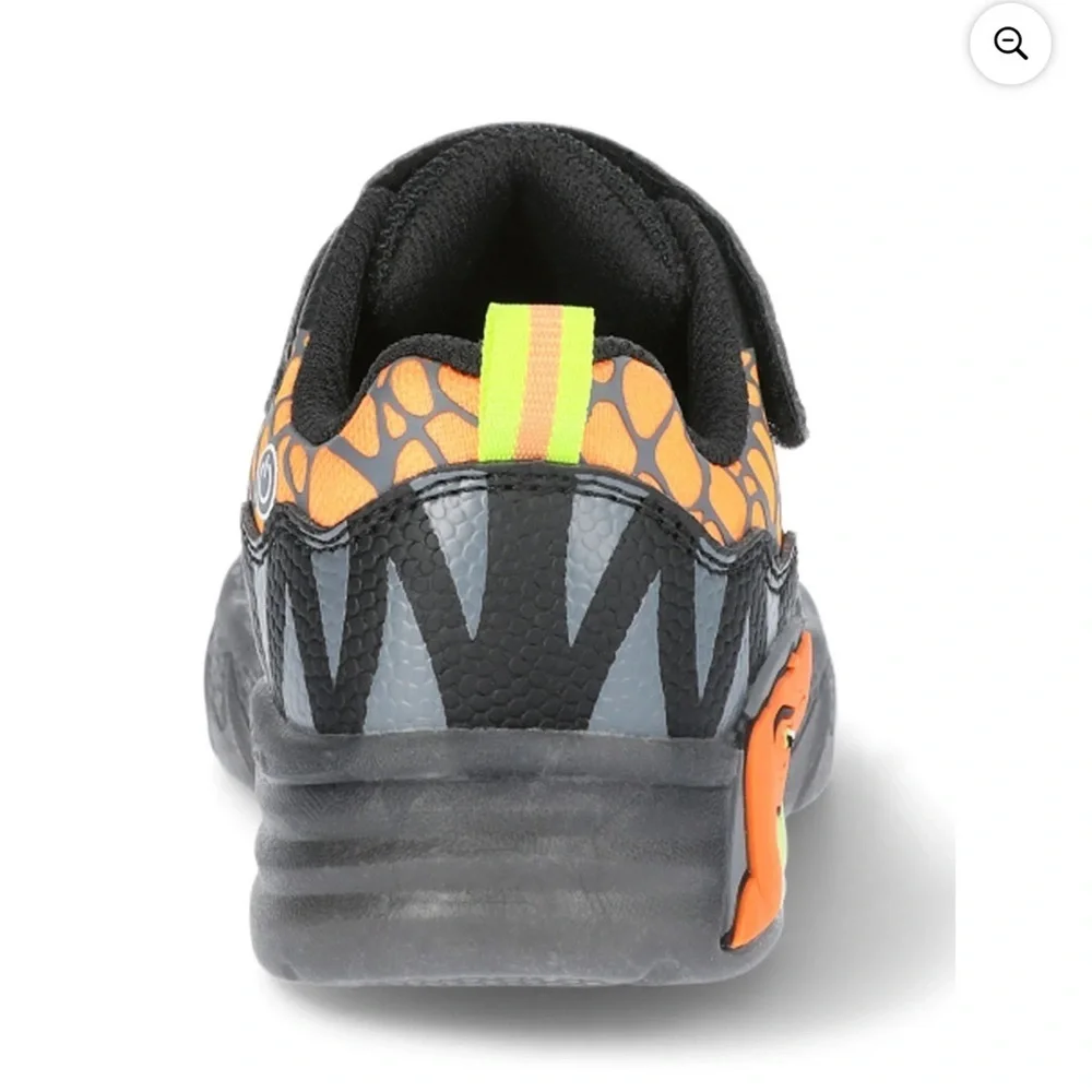Athletic Works Kids Sneakers Black Green Orange